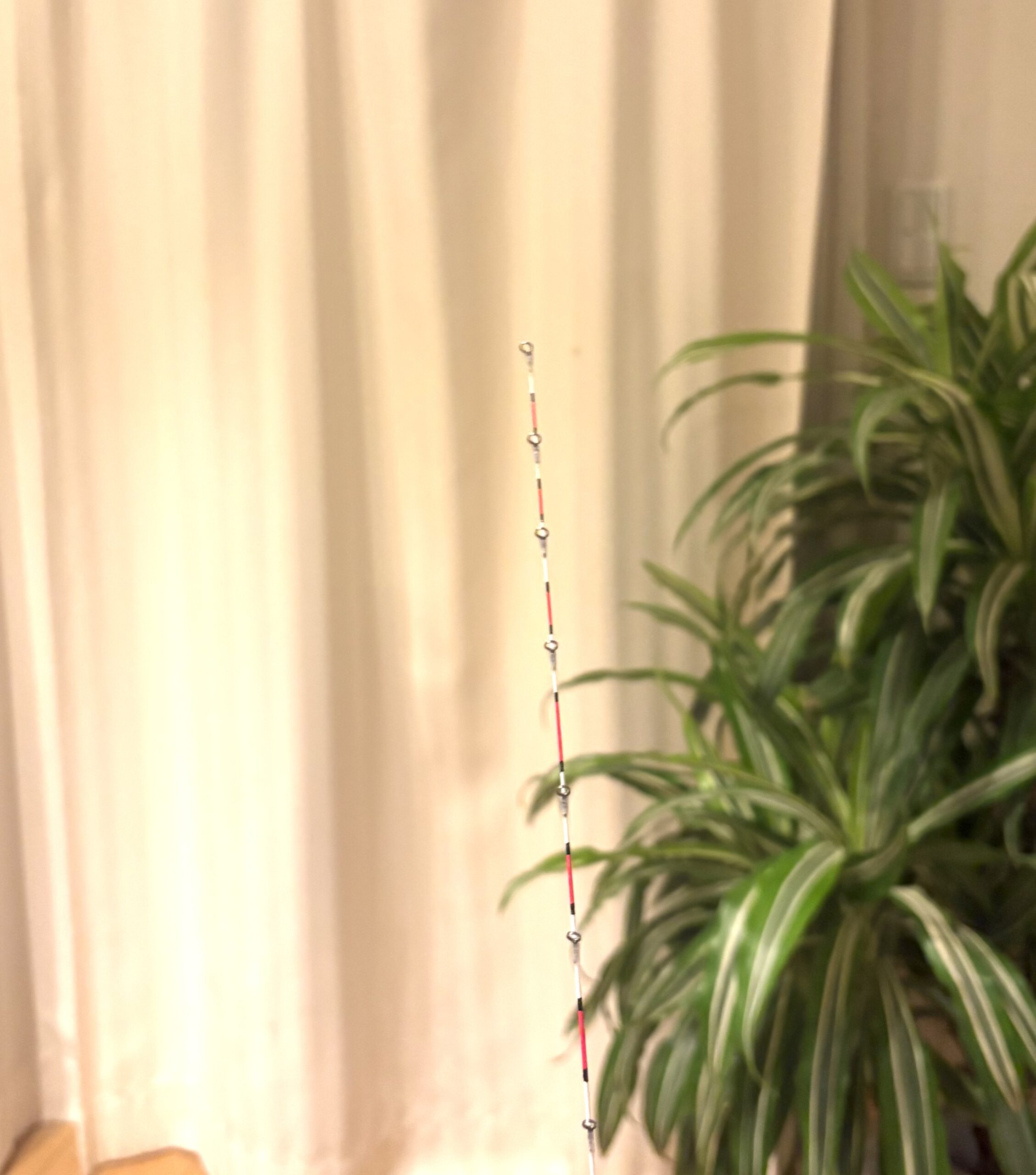 かぶせ釣り専用ロッドの繊細な穂先