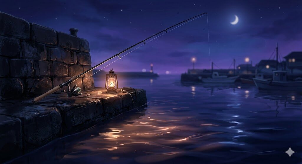 ダイワ月下美人AJINGメバリングロッドのイメージイラスト