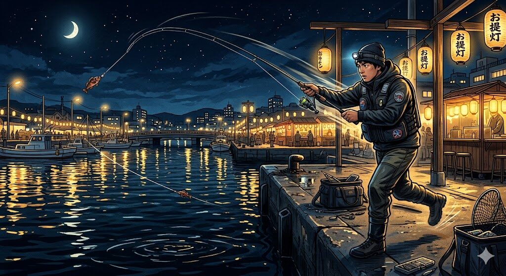 テイルウォークSSDメバルロッドのイメージイラスト